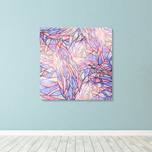 Lemohaco abstract art canvas  キャンバスプリント (インサイチュ (ウッドフロア))