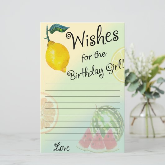 Lemon誕生日ガールゲームのための願い (スタンド正面)