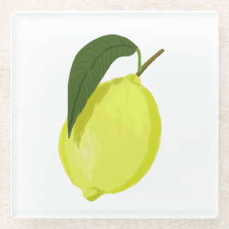 lemon ガラスコースター
