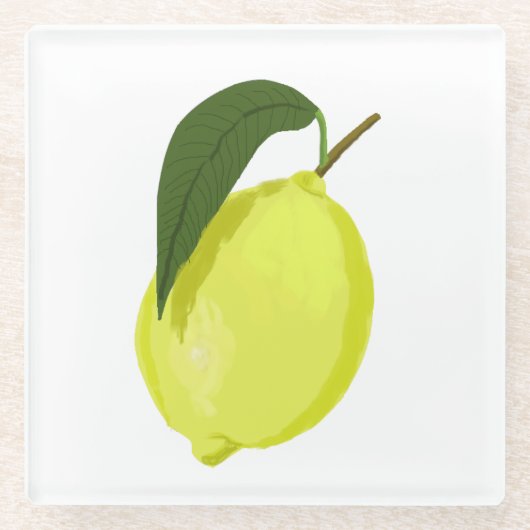 lemon ガラスコースター (正面)