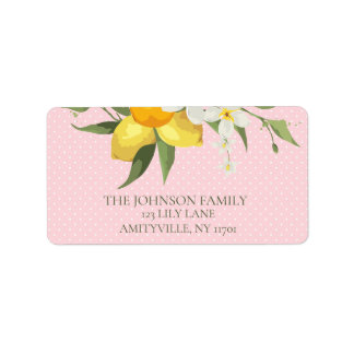 Lemon Address Label ラベル