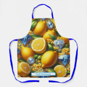 Lemon Amalfi Coast Diamonds Apron エプロン (正面)