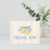 Lemon Amalfi Thank You Card サンキューカード (スタンド正面)
