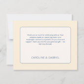 Lemon Amalfi Thank You Card サンキューカード (裏面)