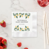 Lemon Baby Shower Candy  縁ありカクテルナプキン (インサイチュ)