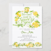 Lemon Baby Shower Invitation 招待状 (正面)