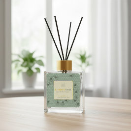 Lemon & Basil Reed Diffuser Label スクエアシール