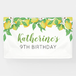 Lemon Birthday Personalized banner 横断幕