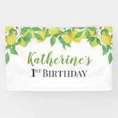 Lemon Birthday Personalized banner 横断幕 (横)