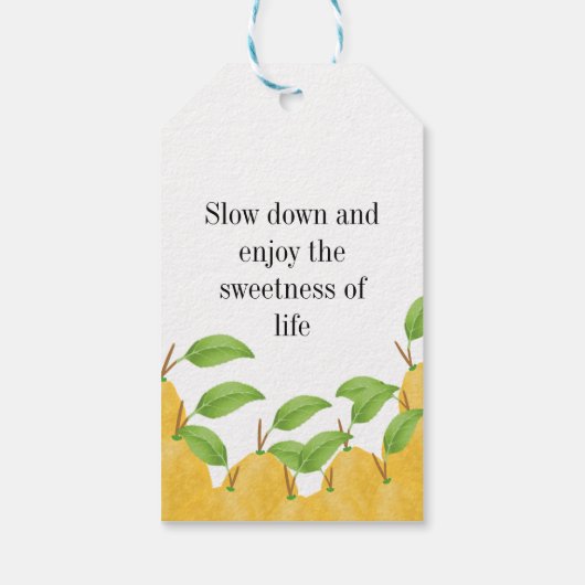 Lemon Bloom Collection ギフトタグ (裏面)