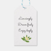 Lemon Bloom Collection ギフトタグ (裏面)