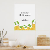 Lemon Bloom Collection  ポスター (キッチン)