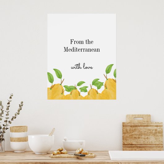 Lemon Bloom Collection  ポスター (キッチン)