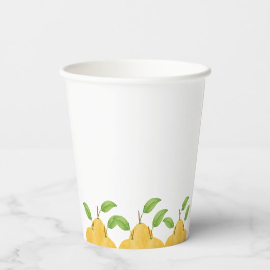 Lemon Bloom Collection 紙コップ (裏面)