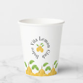 Lemon Bloom Collection 紙コップ (正面)