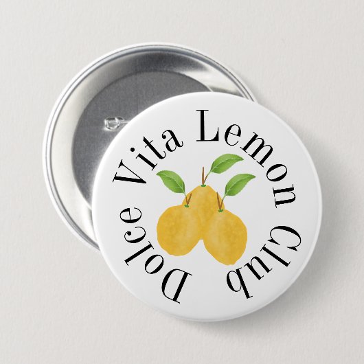 Lemon Bloom Collection 缶バッジ (正面&裏面)