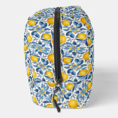 Lemon Botanical Blue and Yellow Summer Print ドップキット (右)