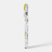 Lemon Botanical Classic Ornamental Phone Case iPhoneケース (左側面)