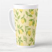 Lemon Botanical Large カフェラテマグ (左アングル)