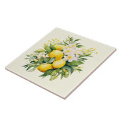 Lemon Bouquet with White Blossoms タイル (側面)