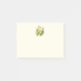 Lemon Bouquet with White Blossoms ポストイット