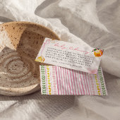 Lemon & Bows Girls Books for Baby Library エンクロージャーカード