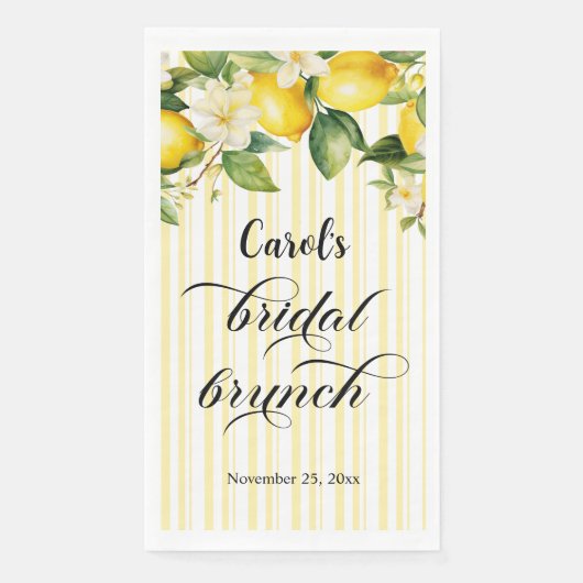 Lemon Branch Mediterranean Summer Bridal Brunch (正面)