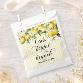 Lemon Branch Mediterranean Summer Bridal Brunch フェイバーバッグ