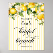 Lemon Branch Mediterranean Summer Bridal Brunch ポスター (正面)