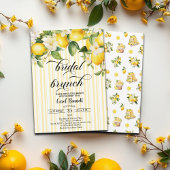 Lemon Branch Mediterranean Summer Bridal Brunch 招待状