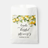 Lemon Branch Mediterranean Summer Bridal Shower フェイバーバッグ (正面)