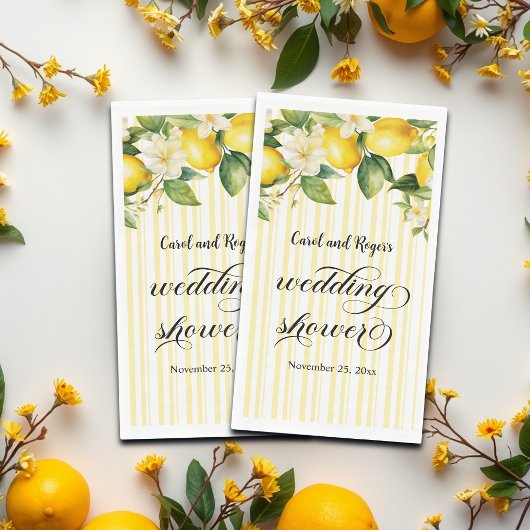 Lemon Branch Mediterranean Summer Wedding Shower