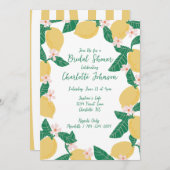 Lemon Bridal Shower 招待状 (正面/裏面)