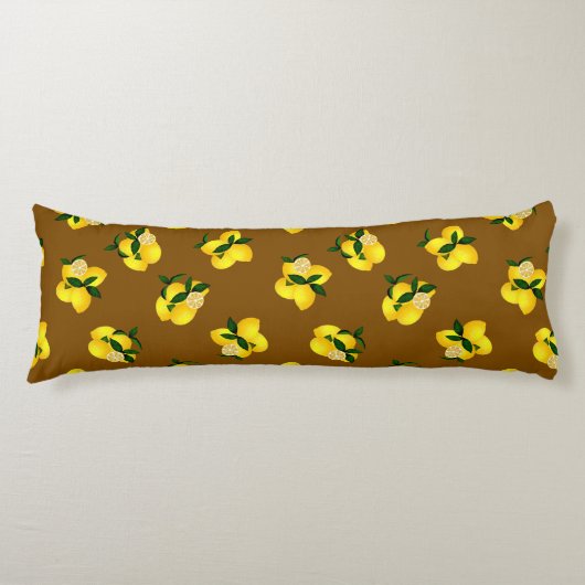 Lemon Brown ボディピロー (正面)