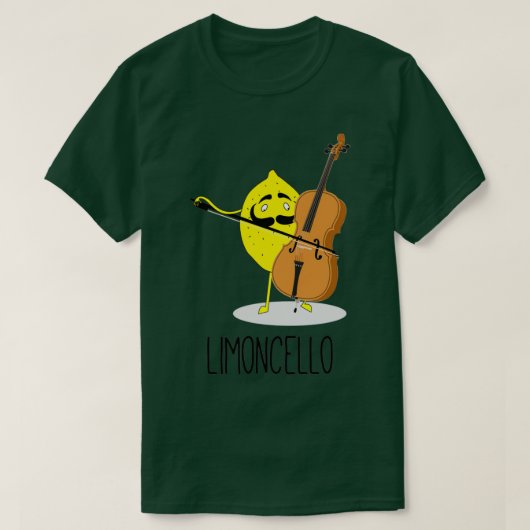 Lemon Cello make limoncello Tシャツ (デザイン正面)