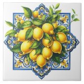 Lemon Ceramic Tile タイル (正面)