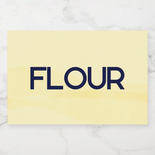 Lemon Chiffon Watercolor フードラベル (シングルラベル)