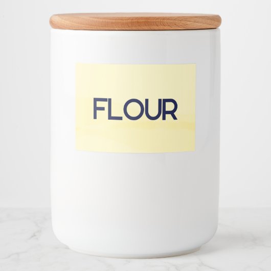 Lemon Chiffon Watercolor フードラベル (正面)