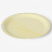 Lemon Chiffon Watercolor ペーパープレート (アングル)