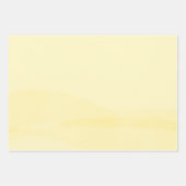 Lemon Chiffon Watercolor ラッピングペーパーシート (正面3)