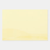 Lemon Chiffon Watercolor ラッピングペーパーシート (正面2)