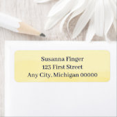 Lemon Chiffon Watercolor ラベル (インサイチュ)