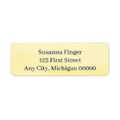 Lemon Chiffon Watercolor ラベル (正面)