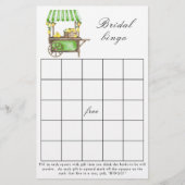 Lemon Citrus - Bridal shower bingo game (正面)