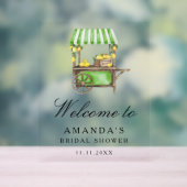 Lemon Citrus - bridal shower welcome sign アクリルサイン (ニュートラル)