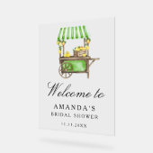 Lemon Citrus - bridal shower welcome sign アクリルサイン (傾斜)