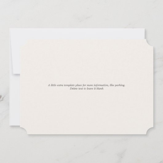 Lemon Citrus Main Squeeze Blush Bridal Shower 招待状 (裏面)