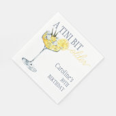 Lemon cocktail A tini bit Older 30th Birthday  スタンダードランチョンナプキン (角)