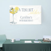 Lemon cocktail A tini bit Older 30th Birthday  横断幕 (トレードショー)