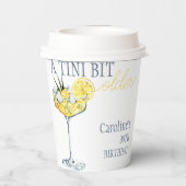 Lemon cocktail A tini bit Older 30th Birthday  紙コップ (裏面)